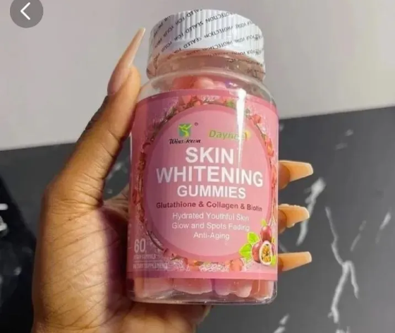 WinsTown Daynee Whitening Gummies Fudge L-Glutathione & Collagen Gummies Beauty Vitamin Anti-aging whitening gummies for Skin Supplement Youthing Glowing Skin Supplement
