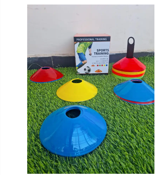 50PCS MOTION Professional Sports Training Cones – Flexible Footwork Agility Set
