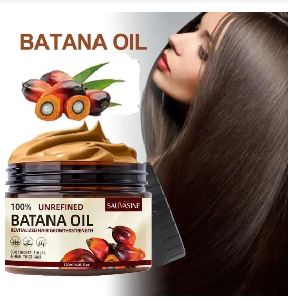 Organic Batana Oil for hair growth 100% Pure And Natural Batana Oil For Treating Hair Loss Anti-Breakage Hair Fast Hair Growth 100% Pure And Natural Batana Oil - SAUVASINE -