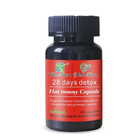 28 Days Detox Flat Tummy Capsules Supports Detoxification, Burns Belly Fat, Aids Weight Loss, Boosts Energy, Natural Herbal Ingredients