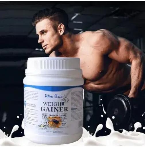 Wins Town Weight Gainer and Muscle Builder Supplement Protein Powder Supports Muscle Growth, Promotes Weight Gain, Boosts Energy, Easy to Mix, Delicious Flavor Option