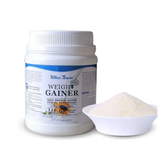 Wins Town Weight Gainer and Muscle Builder Supplement Protein Powder Supports Muscle Growth, Promotes Weight Gain, Boosts Energy, Easy to Mix, Delicious Flavor Option