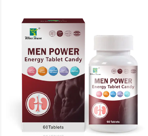 Men Power Energy Tablet Candy Boosts energy, enhances focus, and supports vitality with natural herbs and essential nutrients