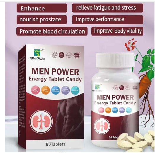 Men Power Energy Tablet Candy Boosts energy, enhances focus, and supports vitality with natural herbs and essential nutrients
