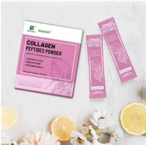 Daynee Collagen Peptides Powder Secret Formula For Youthful Skin, Healthy Hair, and Stronger Nails Whitening Glow Enzymes Protein Powder 100% Pure Formula Dietary Supplement