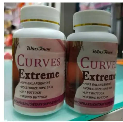 Curves Extreme Butt & Hip Curve Capsules (7500mg) | Herbal Dietary Supplement Hip & Butt Enlargement Curves Extreme Supplement made specialty for Butt/hips Enhancement with MACA ROOT, BLACK MACA