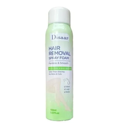 Disaar Hair Removal Spray Foam Painless & Smooth Effective On Legs,Hands, Bikini ,Armpit - 150ml
