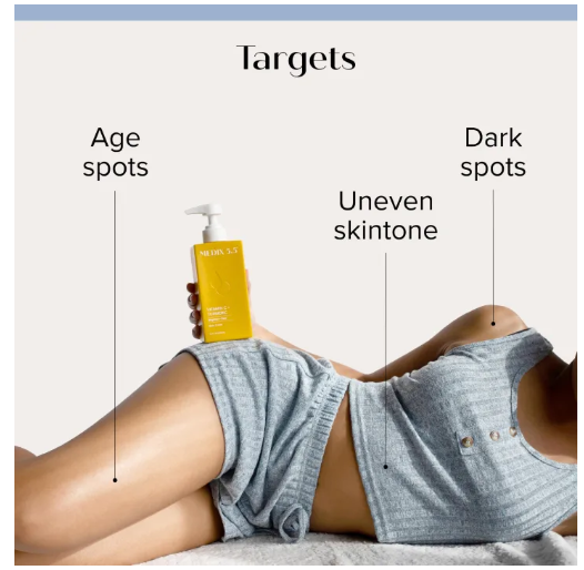 MEDIX 5.5 Vitamin C+ turmeric Cream Face & Body Lotion Moisturizer | Anti Aging Skin Care Firming & Brightening Cream Diminishes The Look Of Uneven Skin Tone, Age Spots, & Sun Damaged Dry Skin 444ml