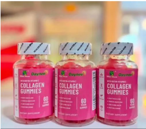 Collagen Gummies with Biotin and Vitamin C .Dietary Supplement for Skin, Hair, Bone, Joint and Nail Care