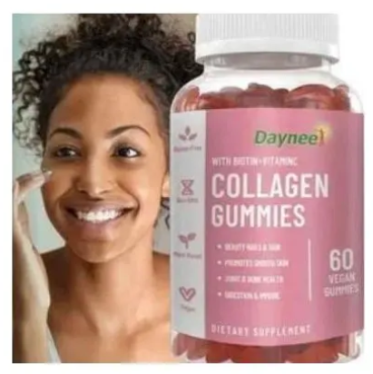 Collagen Gummies with Biotin and Vitamin C .Dietary Supplement for Skin, Hair, Bone, Joint and Nail Care
