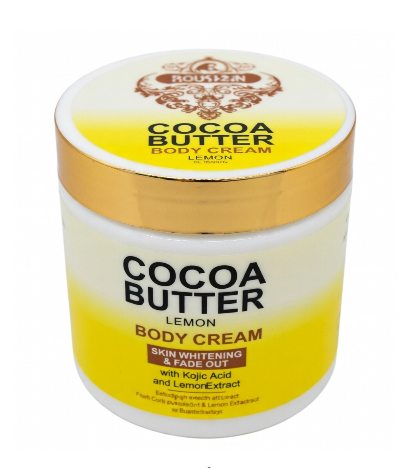Roushun Cocoa Butter Lemon Brightening Cream -500ml
Roushun Cocoa Butter Lemon Brightening Cream -500ml
Roushun Cocoa Butter Lemon Brightening Cream -500ml