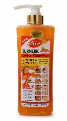 VEET GOLD Turmeric Super WhiVEET GOLD Turmeric Super Whitening Tumeric Shower Cream - 1000ml
tening Tumeric Shower Cream - 1000ml