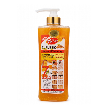 VEET GOLD Turmeric Super WhiVEET GOLD Turmeric Super Whitening Tumeric Shower Cream - 1000ml
tening Tumeric Shower Cream - 1000ml