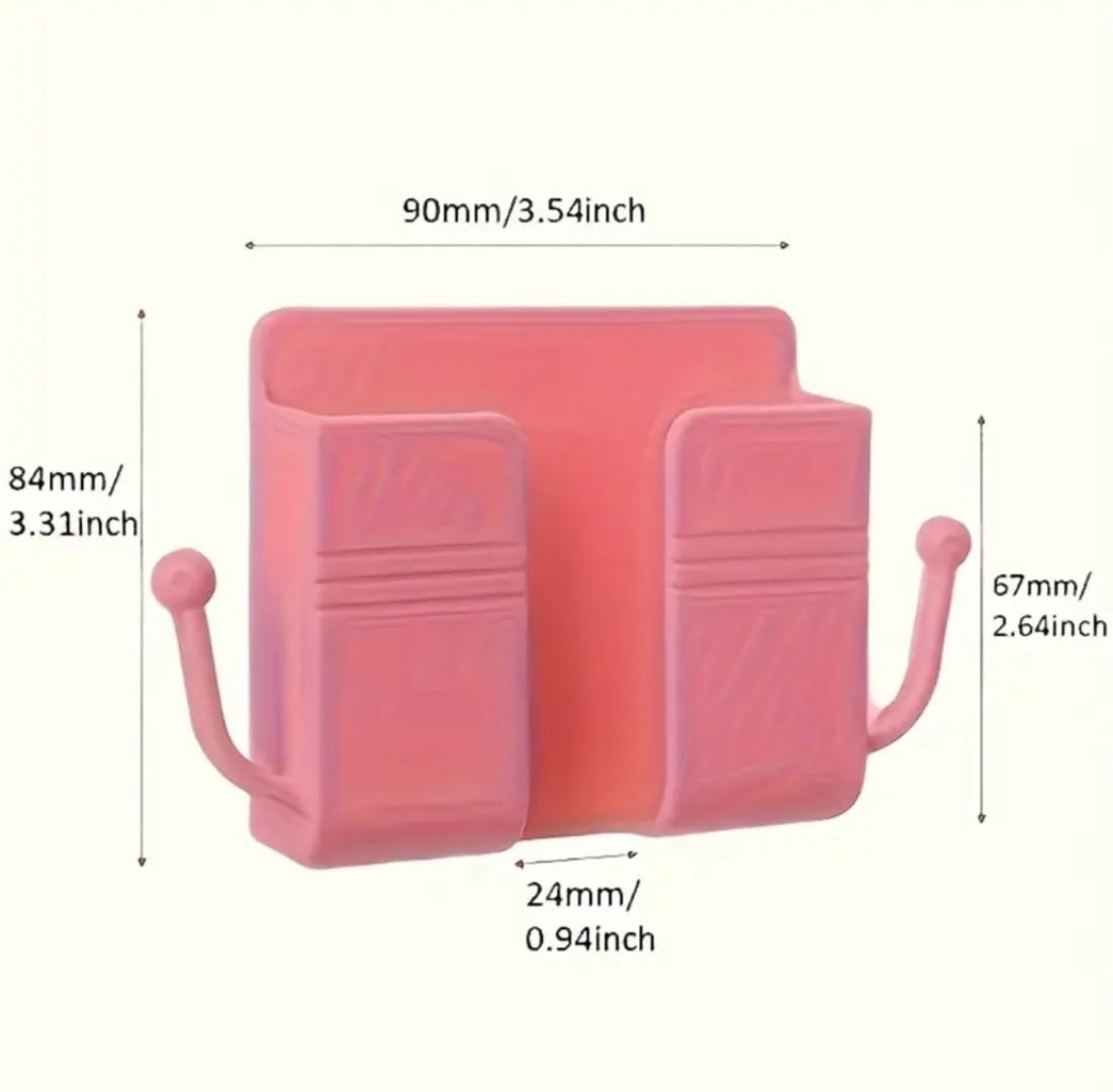 wall Holder ,wall mount, home decor– Multifunctional Storage Organizer for Remote Controls, Keys, Chargers, Headphones & Phones – Perfect for Bedroom, Kitchen & Bathroom – Easy to Install