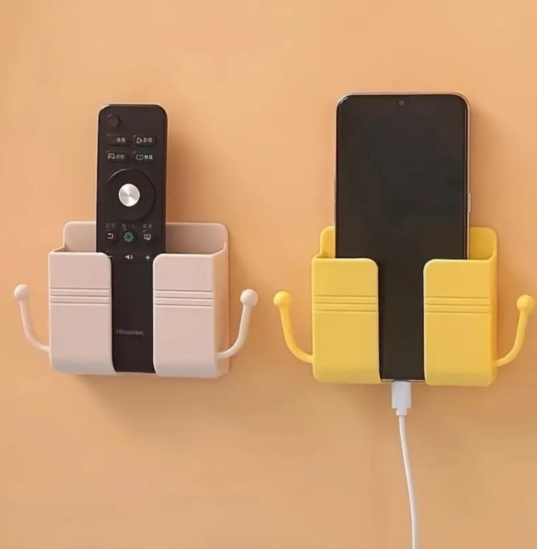 wall Holder ,wall mount, home decor– Multifunctional Storage Organizer for Remote Controls, Keys, Chargers, Headphones & Phones – Perfect for Bedroom, Kitchen & Bathroom – Easy to Install