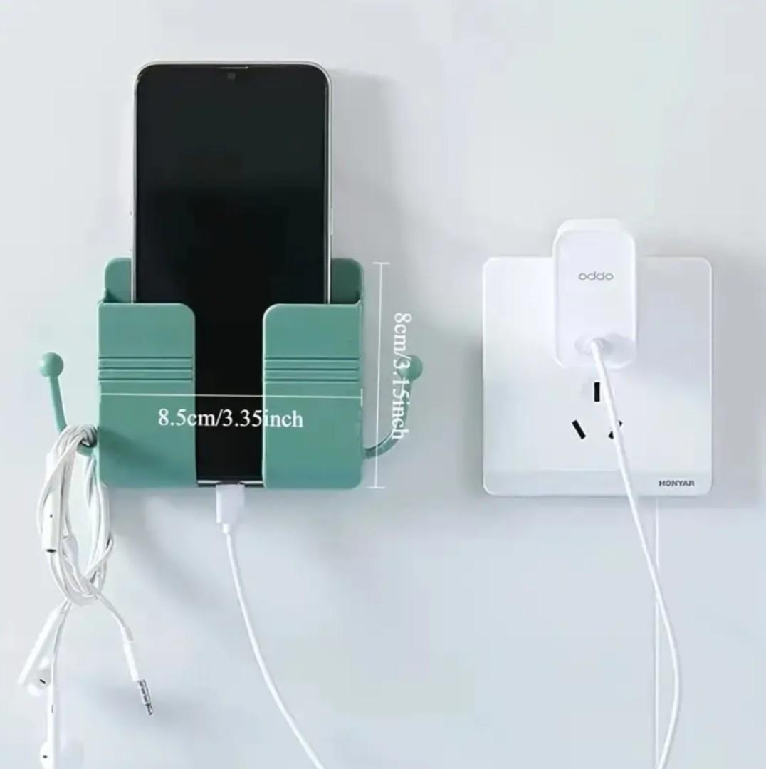 wall Holder ,wall mount, home decor– Multifunctional Storage Organizer for Remote Controls, Keys, Chargers, Headphones & Phones – Perfect for Bedroom, Kitchen & Bathroom – Easy to Install