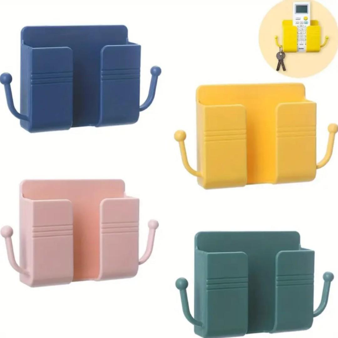 wall Holder ,wall mount, home decor– Multifunctional Storage Organizer for Remote Controls, Keys, Chargers, Headphones & Phones – Perfect for Bedroom, Kitchen & Bathroom – Easy to Install