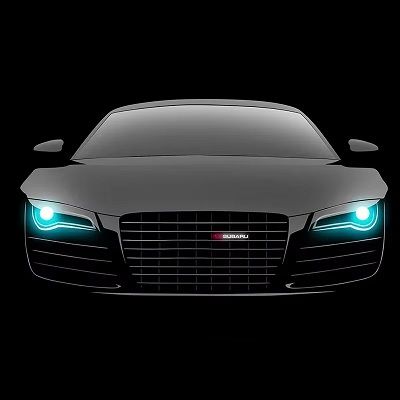 Car Front Grille Emblem Badge LED Light for Subaru