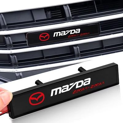 Car Front Grille Emblem Badge Light for Mazda Logo