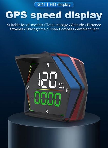 2025 WiiYii New G21 Model HUD with ODO Meter Type-C Connector GPS Speedometer and Head-Up Display