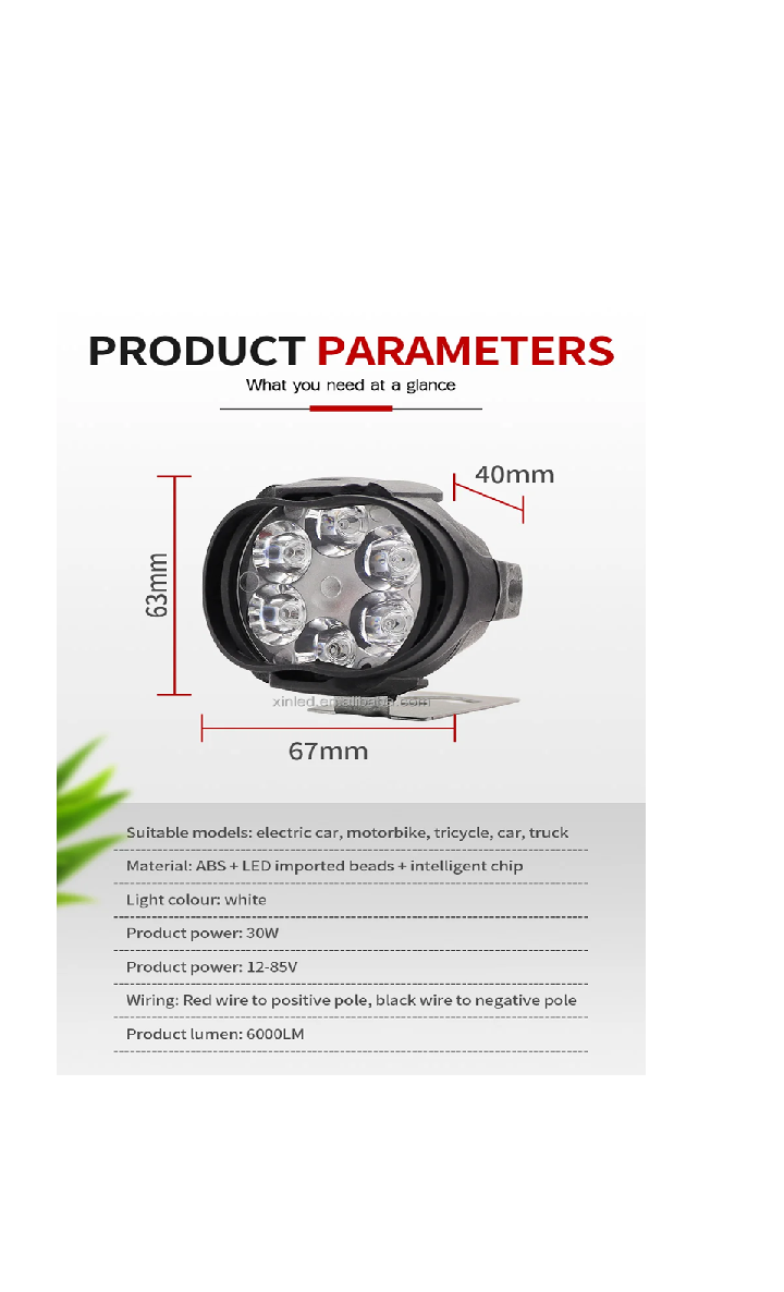 LED Motorcycle Headlight