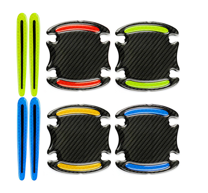 Universal Carbon Fiber Reflective Car Door Handle