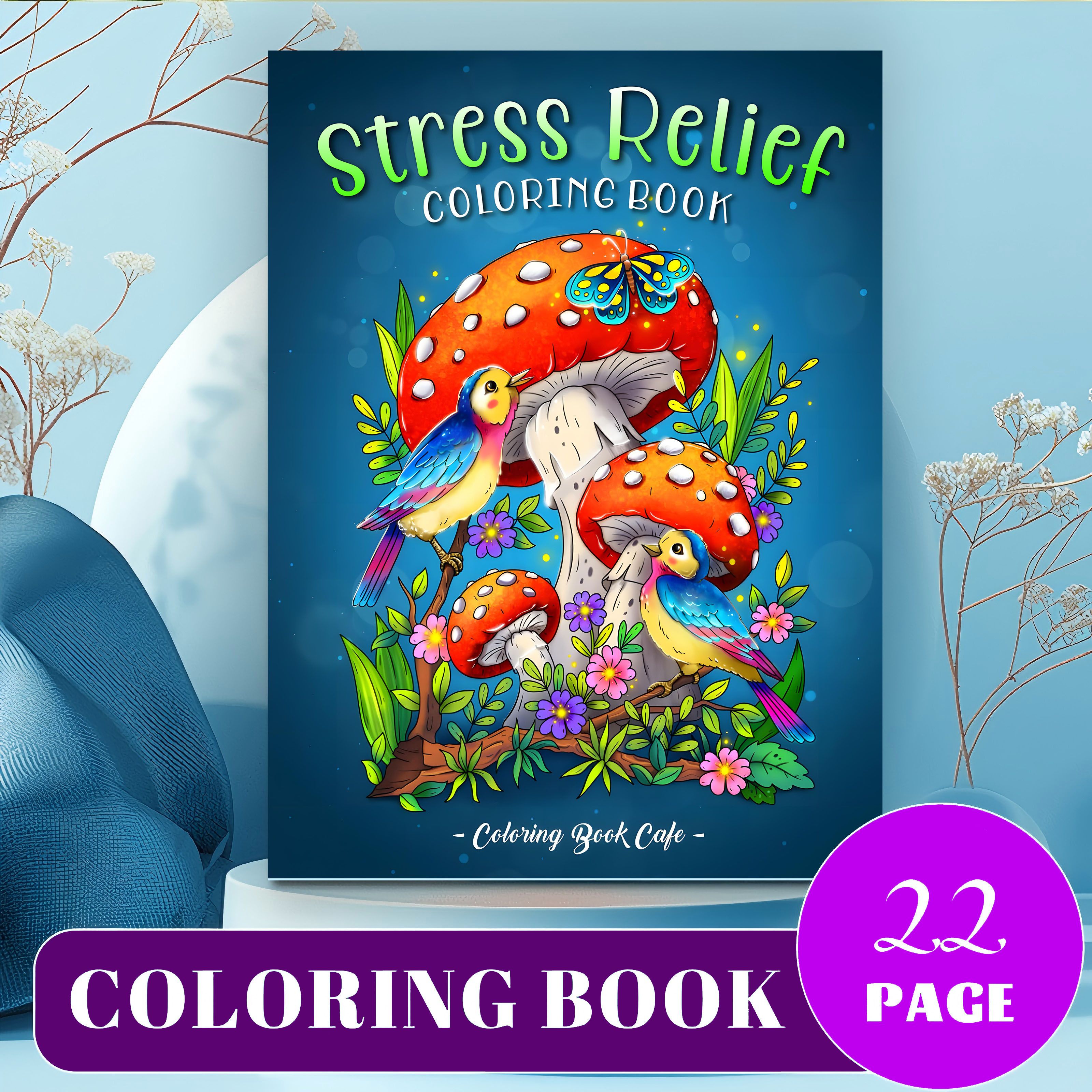 Mysterious Coloring Book for Kids and Adults – Fun Cartoon and Fantasy Designs, Relaxation and Stress Relief, Creative Drawing, Family Entertainment, Educational Gift, Home and Travel Hobby