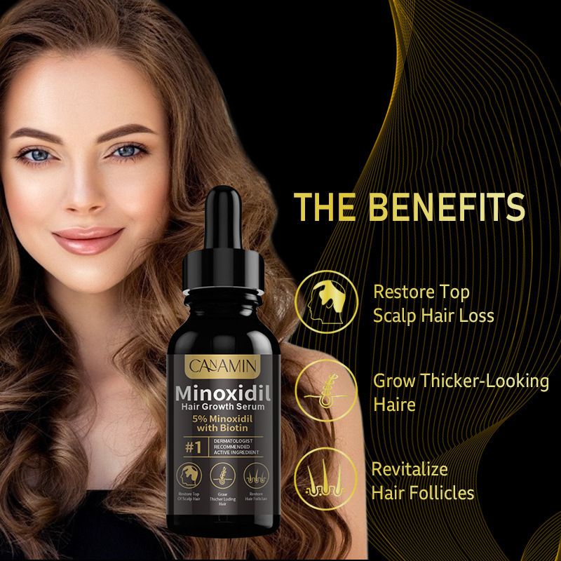 Universal Melao 5% Minoxidil 30mlX2 bottles of men's and women's hair growth essence male beard oil to avoid hair loss, vegan and harmless chemicals, biological substances, hair regeneration, natural