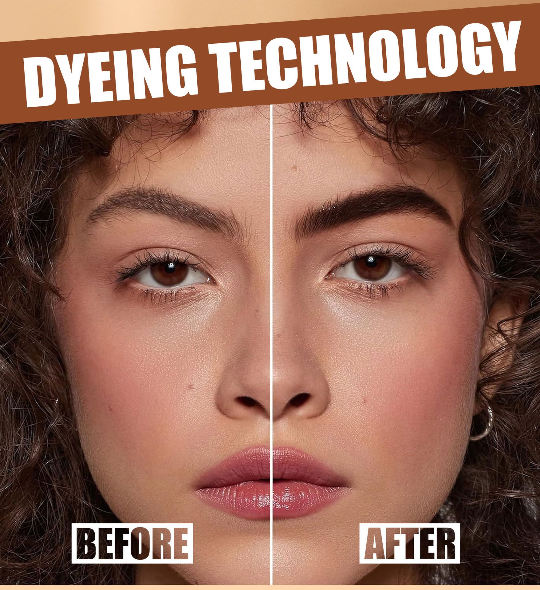 Peel Off Waterproof Eyebrow Tint Gel, Long Lasting Semi-Permanent Brow Mascara for Natural Shaping and Coloring, Easy to Apply Soft Brow Cream, 5-Day Durable Brow Color, 1 Pc