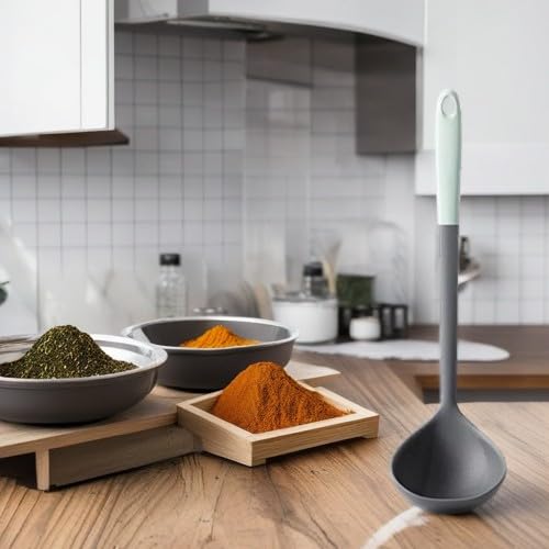 2-Piece Silicone Spatula Set - Nonstick, Heat Resistant Kitchen Utensils for Cooking & Baking, Food Safe, Easy to Clean, Dishwasher Safe (255℃ High Temp)