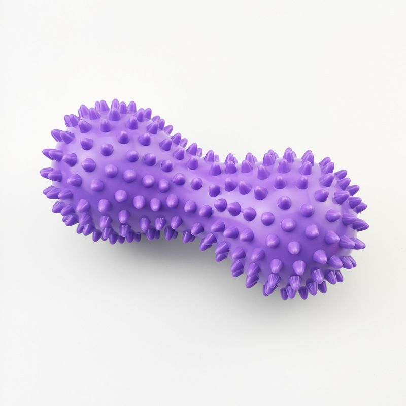 1PC Peanut Spiky Massage Ball for Foot, Back, Neck, Arm & Hand Pain Relief, Plantar Fasciitis, Heel & Arch Pain, Muscle Recovery & Trigger Point Therapy