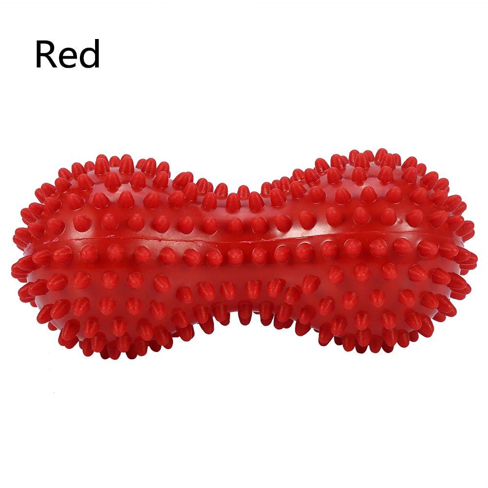 1PC Peanut Spiky Massage Ball for Foot, Back, Neck, Arm & Hand Pain Relief, Plantar Fasciitis, Heel & Arch Pain, Muscle Recovery & Trigger Point Therapy
