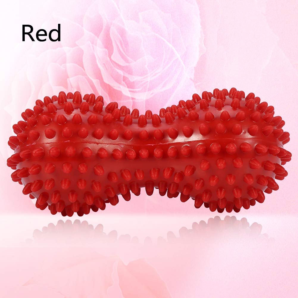 1PC Peanut Spiky Massage Ball for Foot, Back, Neck, Arm & Hand Pain Relief, Plantar Fasciitis, Heel & Arch Pain, Muscle Recovery & Trigger Point Therapy