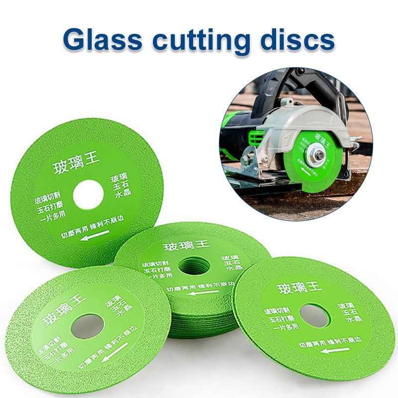 3pcs 100mm diamond cutting disc, angle grinder blade, glass cutting wheel, tile cutting disc, ceramic grinder blade, jade & crystal saw blade, polishing disc, grinding, professional, no chipping