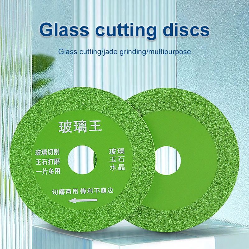 3pcs 100mm diamond cutting disc, angle grinder blade, glass cutting wheel, tile cutting disc, ceramic grinder blade, jade & crystal saw blade, polishing disc, grinding, professional, no chipping