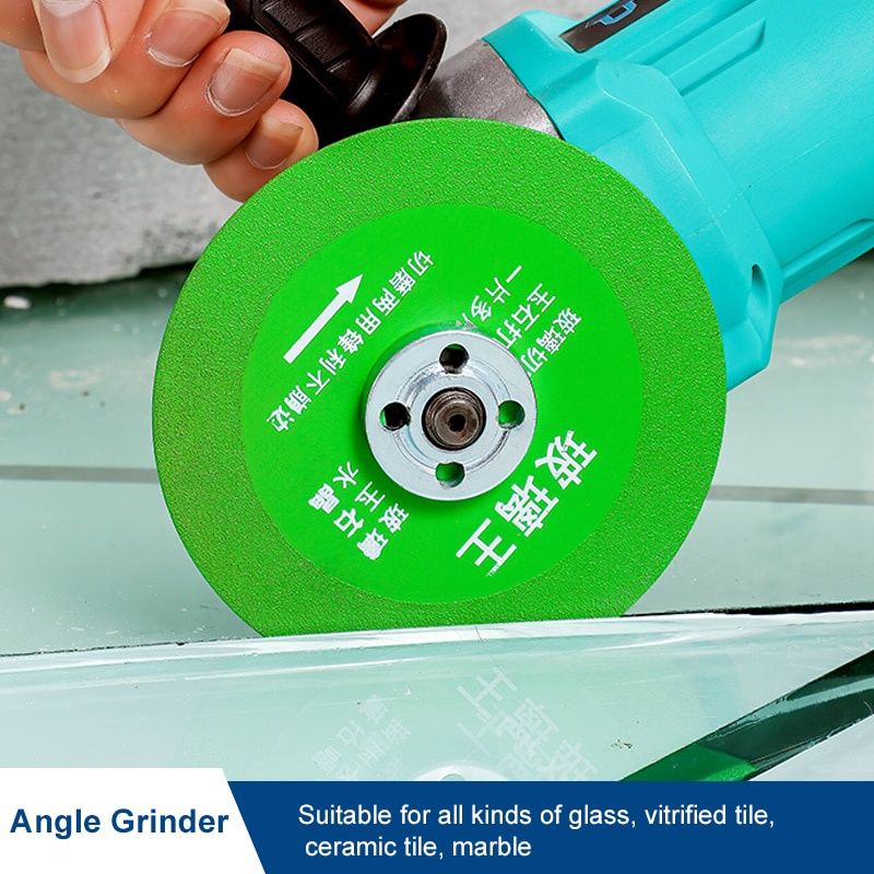 3pcs 100mm diamond cutting disc, angle grinder blade, glass cutting wheel, tile cutting disc, ceramic grinder blade, jade & crystal saw blade, polishing disc, grinding, professional, no chipping