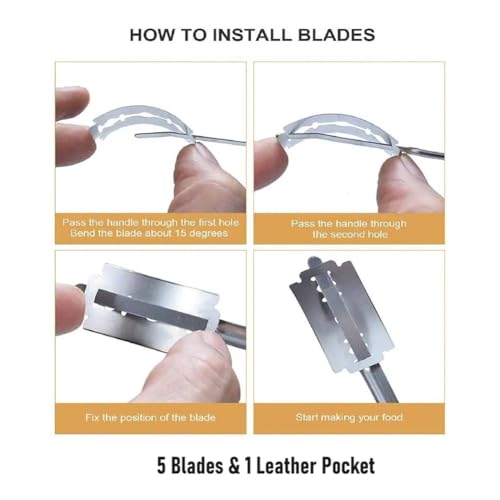 Bread Baking Tools Set 3PCS for Home Use – Dough Scoring Knife, White Dough Scraper, Double Loop Whisk for Flour Mixing, Bread Making and Baking Accessories