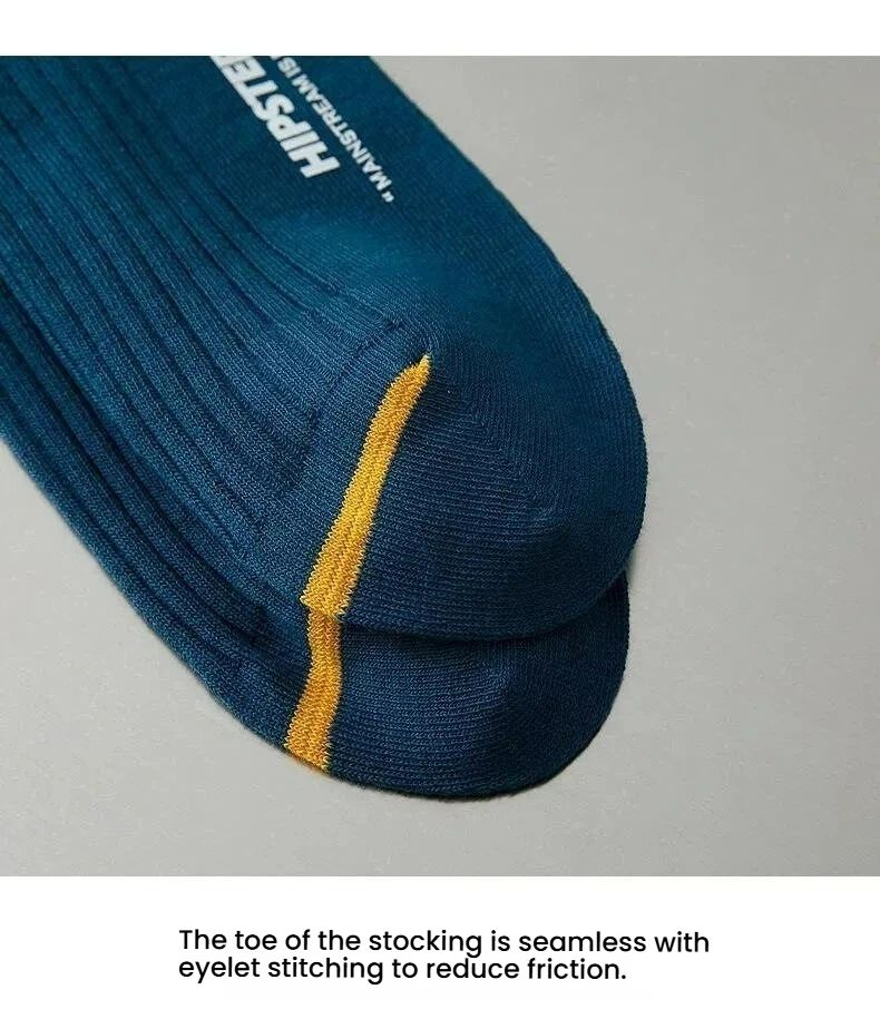 5 Pairs Unisex Mid Length Socks for Men and Women – Comfortable Soft Cotton Socks, Breathable and Durable Daily Wear Socks for Work, Casual and Home Use