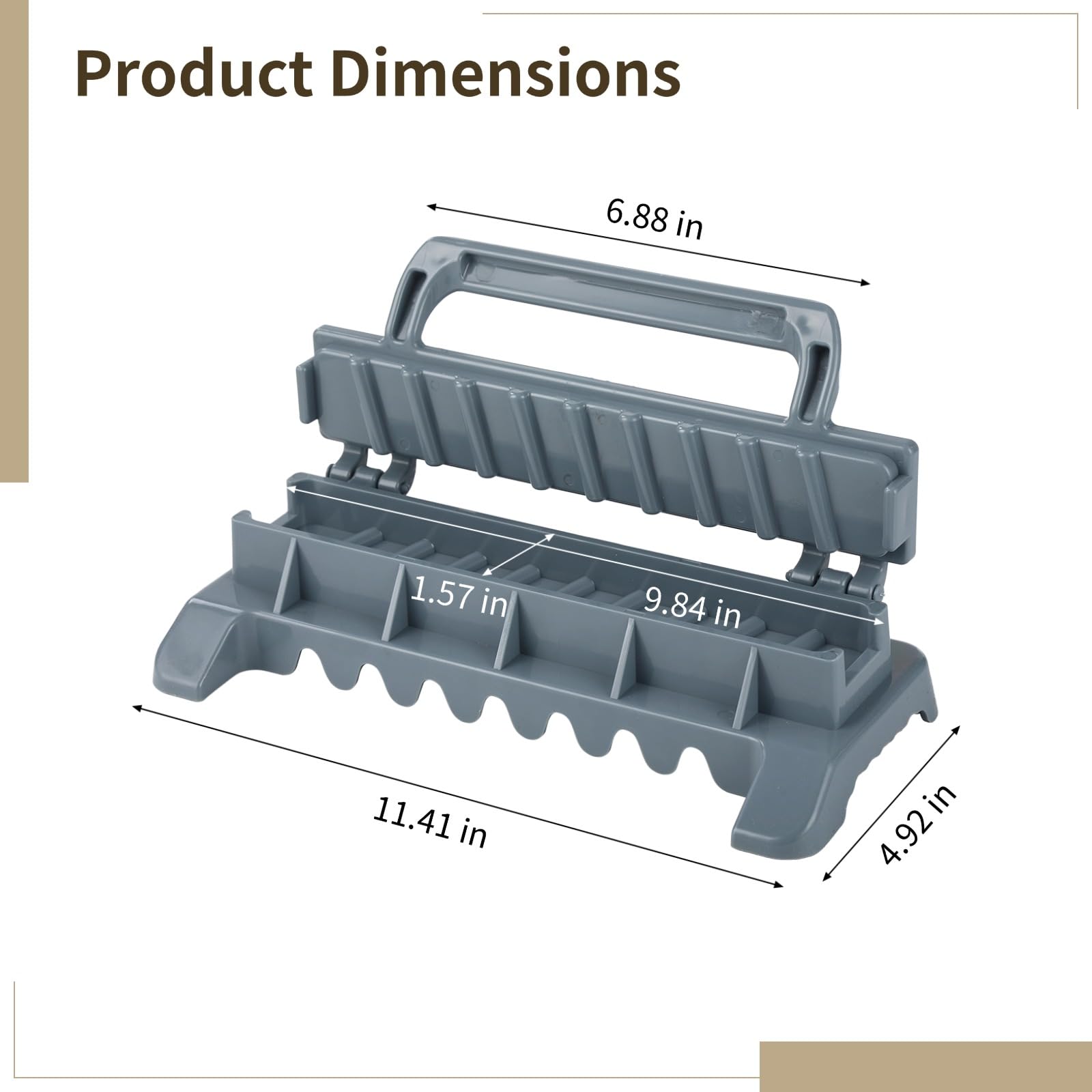 Large Kebab Maker Press Gray Plastic Manual Kabob Mould Efficient BBQ Skewer Forming Tool for Kofta Kebab Nyama Choma Making Home & Outdoor Camping Barbecue Tool