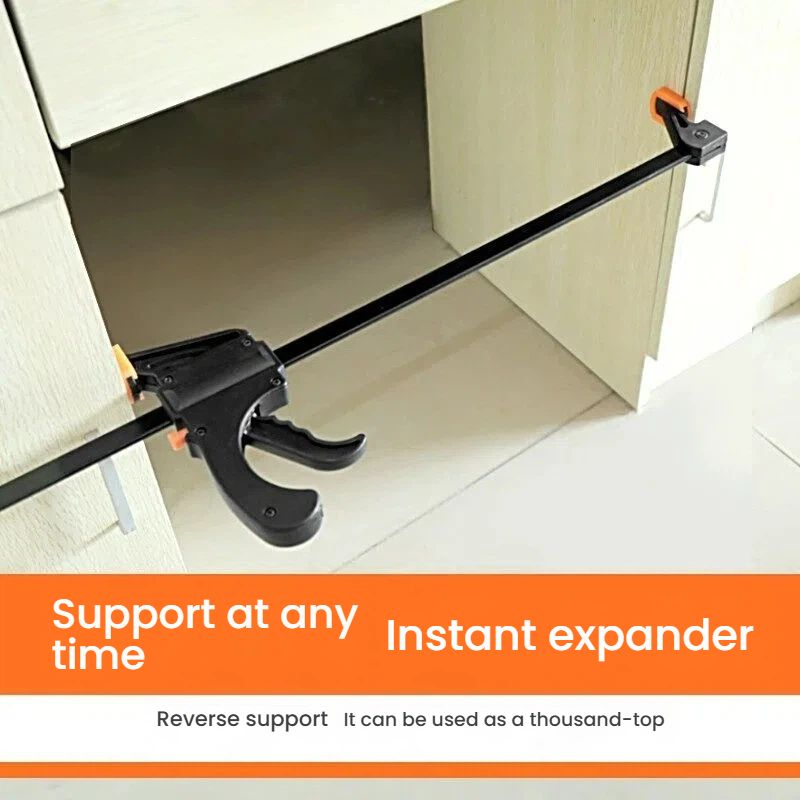 Woodworking Bar F Clamp Clip Kit Quick Ratchet Release Speed Squeeze Wood Working Work Bar Spreader Gadget Hand Tools
