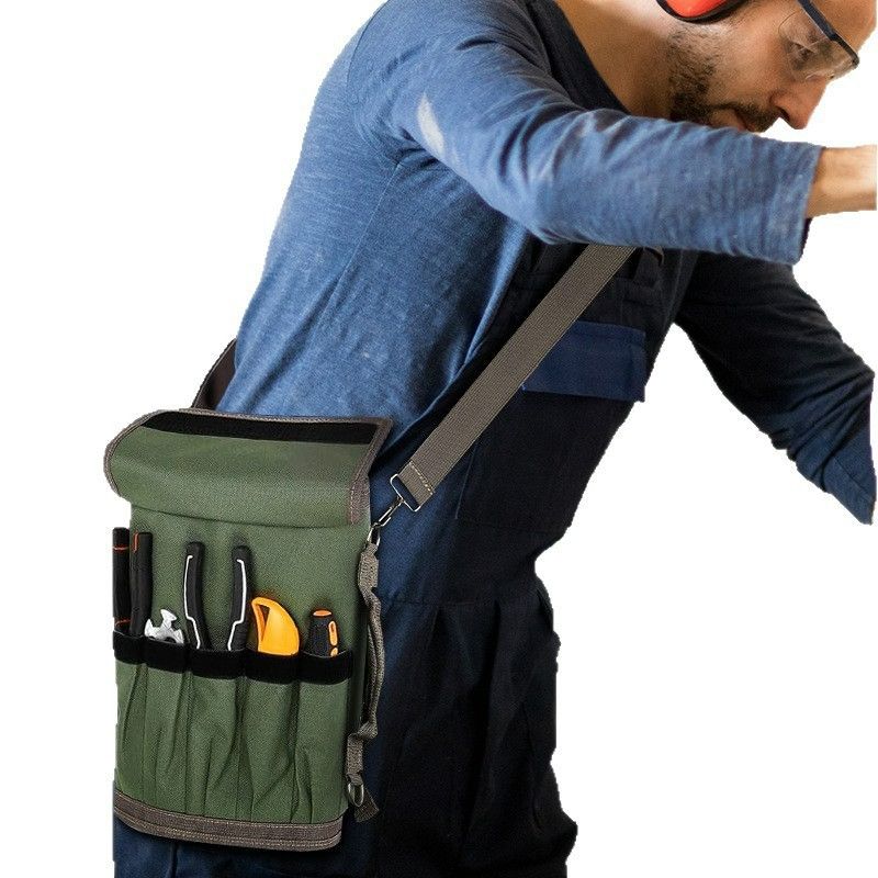 Heavy Duty Tool Roll Bag Portable Tool Organizer Roll Up Tool Bag Waterproof Oxford Cloth Multi Pocket Storage Bag for Mechanic Electrician Car Repair Garage
