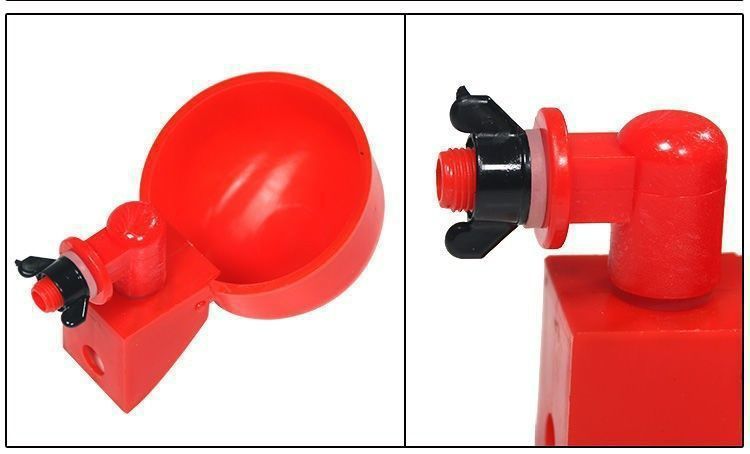 Automatic Poultry Drinker Cups 5PCS Chicken Water Feeder Self Filling Water Cups for Hens Ducks Quails Pigeons Bee Waterer Easy Install Poultry Drinking System Farm Tool