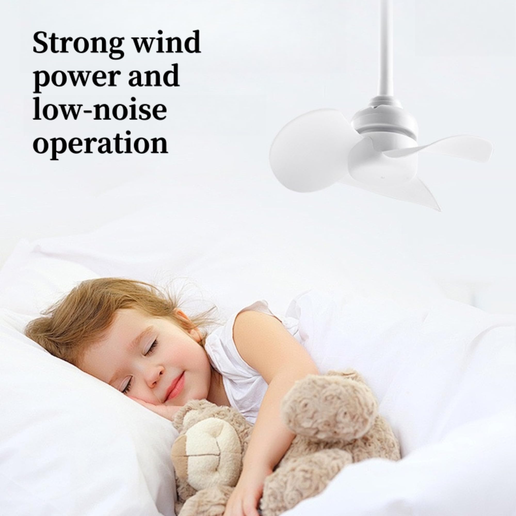 E27 Mini Fan LED Bulb Fan Small Portable Electric Fan Screw Socket Fan for Home Bedroom Kitchen Dorm Ceiling Fan Quiet Cooling Fan Energy Saving Easy Install 220V Household Fan