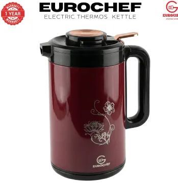 EUROCHEF EC-K53 3.5L 2-in-1 Electric Thermos Kettle & Cordless Water Boiler – Auto Shut-Off