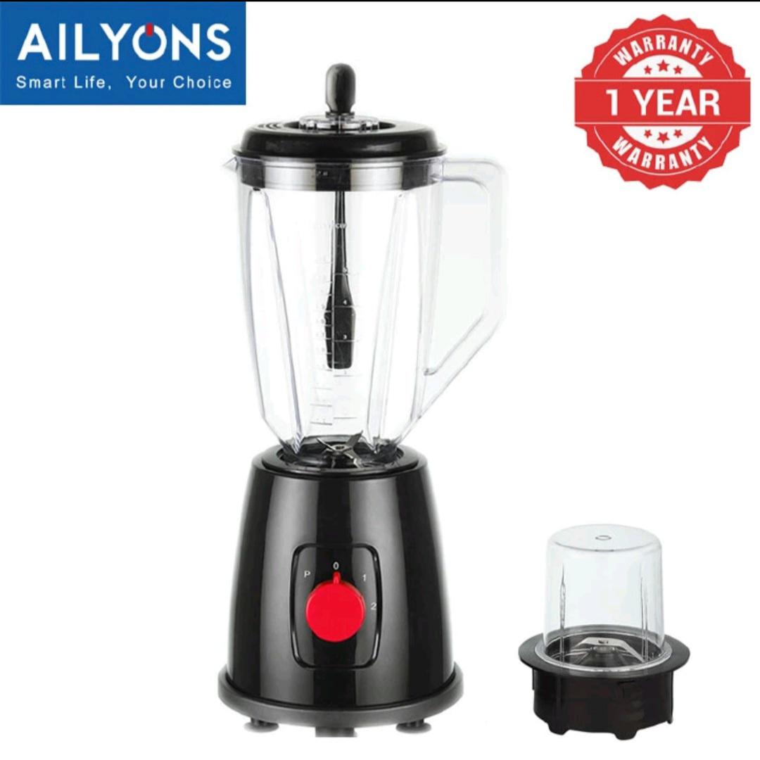 AILYONS/LYONS TYB-205 1.5L 2 In 1 Quality Motor Stainless Steel Blender With Grinder【