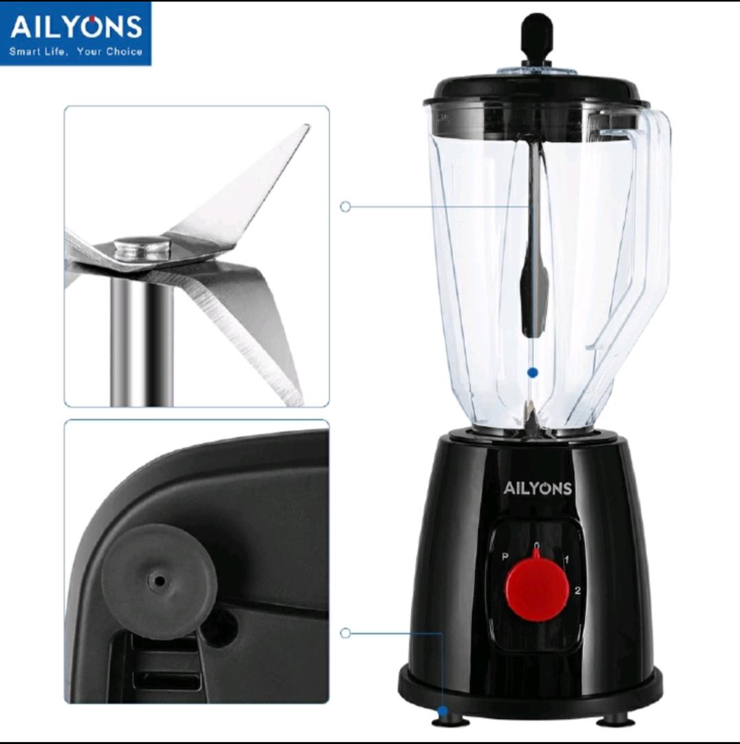 AILYONS/LYONS TYB-205 1.5L 2 In 1 Quality Motor Stainless Steel Blender With Grinder【