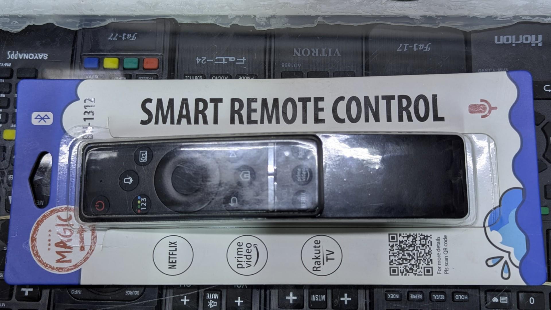 Universal Voice Remote Control BN59-01266A Replacement for Samsung Smart TV LED QLED 4K 8K Crystal UHD HDR Curved Samsung TVs