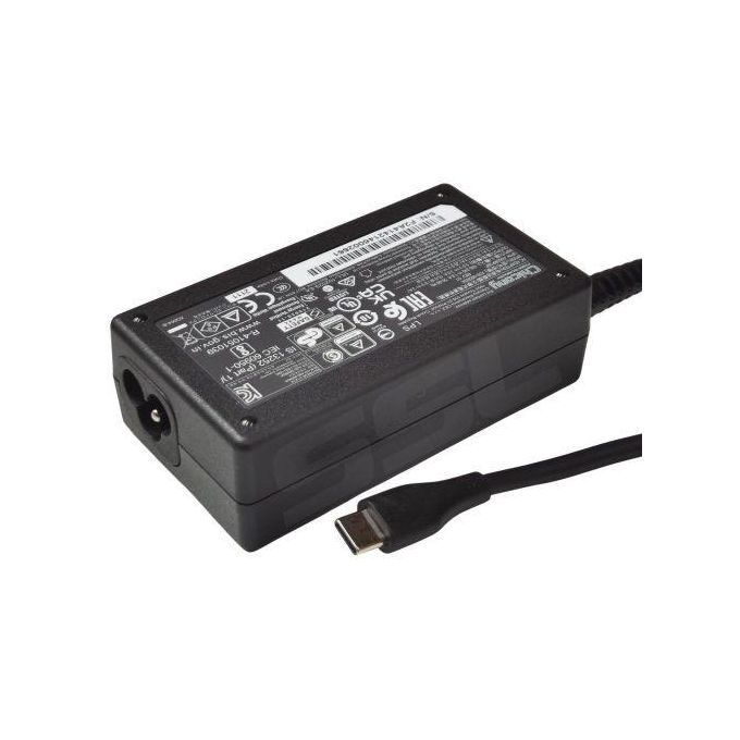 65W USB-C Fast Charging Laptop Adapter for HP EliteBook – Type-C Charger, Compatible with 830/840/850 G5/G6/G7/G8 & x360 Models – Complete with Power Cable