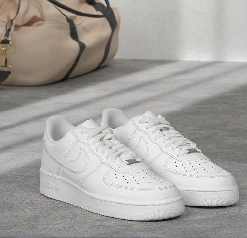 Original Air Force 1 Hard Leather White Low Cut Airforce1 High-Quality Sneakers, Airforce 1 Shoes.