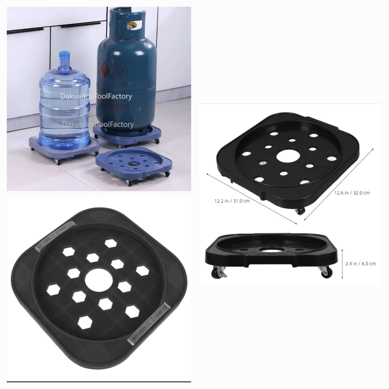 Heavy Duty Multipurpose Trolley / Gas Cylinder Trolley Stand Base Gas Trolley